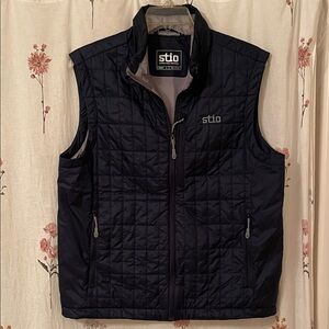 Stio Men's Navy Quilted Vest